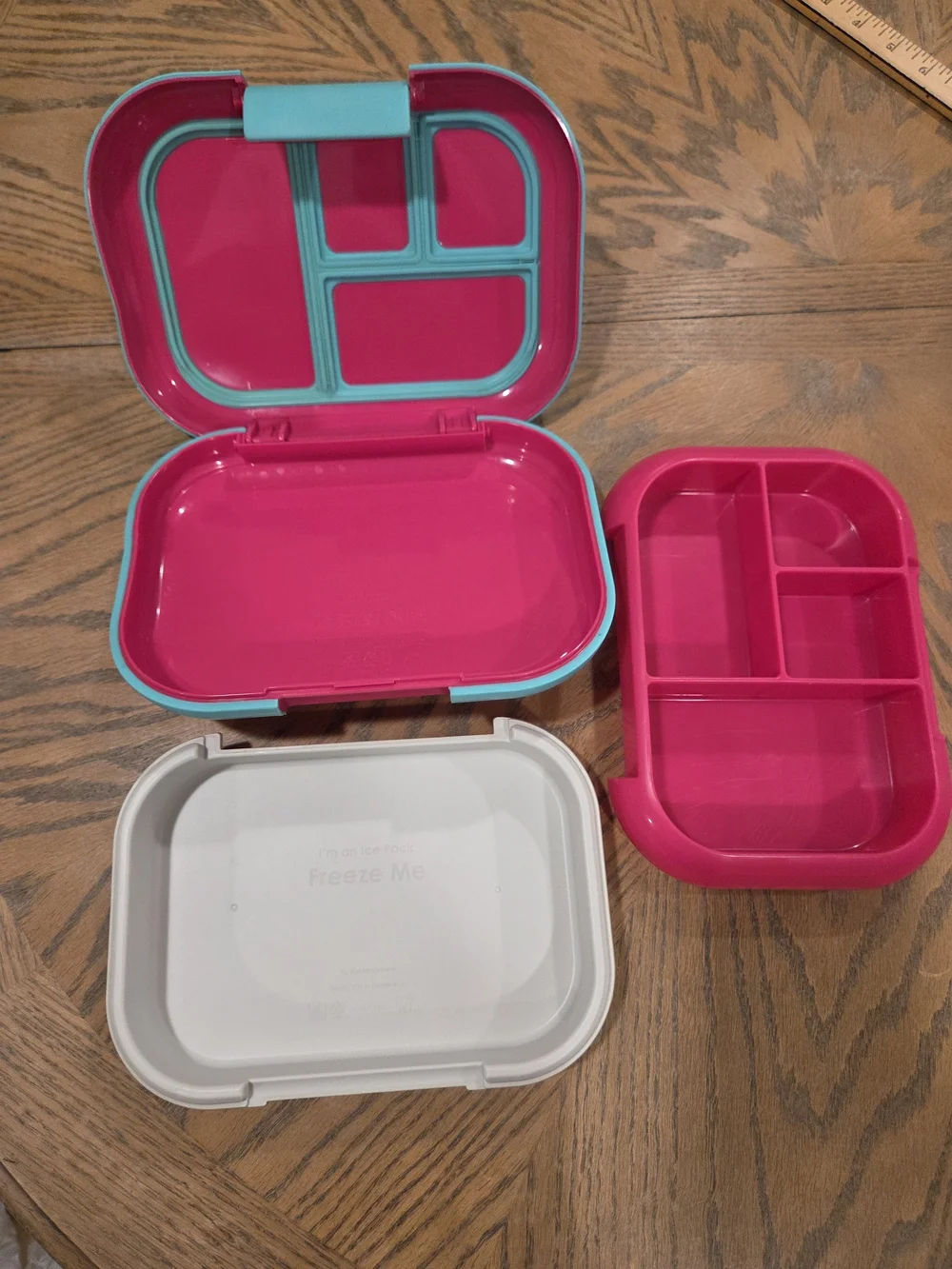 Bentgo Kids Chill Lunch Box Fuchsia Teal Bento School Leakproof